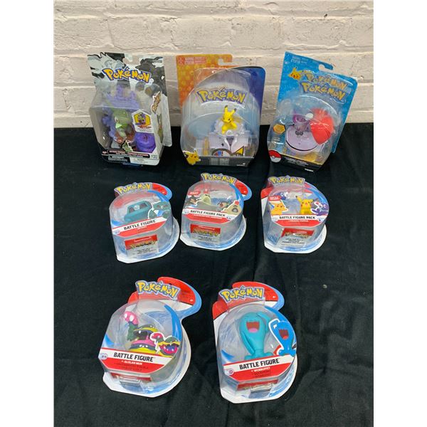 Lot of 8 Pokemon Figurines Toys NEW