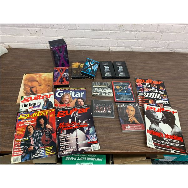 Lot of Music, Media, Magazines, The X Files VHS Tapes