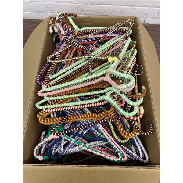 Box of 50+ Ribbon Wrapped Hangers