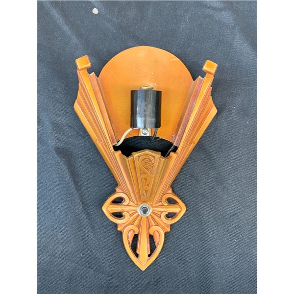 Vintage Antique Art Deco Electrical Wired Wall Sconce