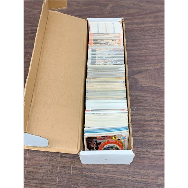 Box of 600+ Edmonton Oilers Hockey Cards 1980s - early 90s
