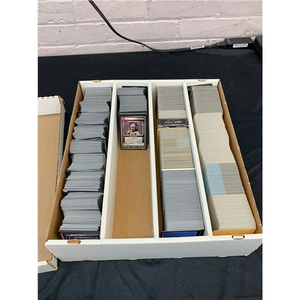 Box of 2500+ Star Trek TCG Cards