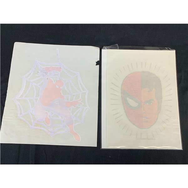Lot of 2 1978 Marvel Spider-Man T-Shirt Transfers