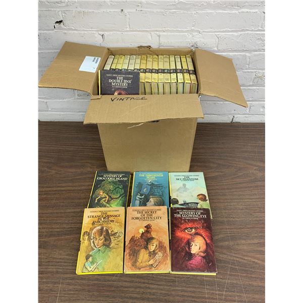 Large Box of FULL SET of Nancy Drew Mystery Stories Grosset & Dunlap