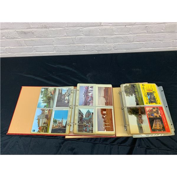 2 Binders of Vintage Postcards