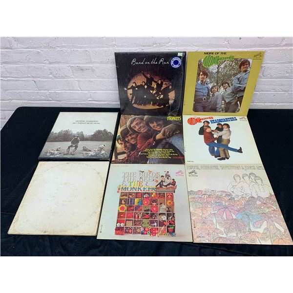 Lot of 8 The Monkees, The Beatles, etc Vinyl Records LPS