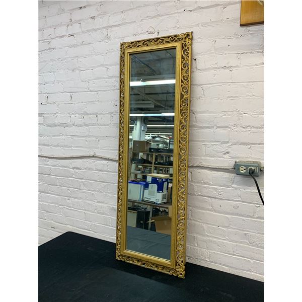 Vintage MCM Syroco Wall Mirror 4ft x 16"