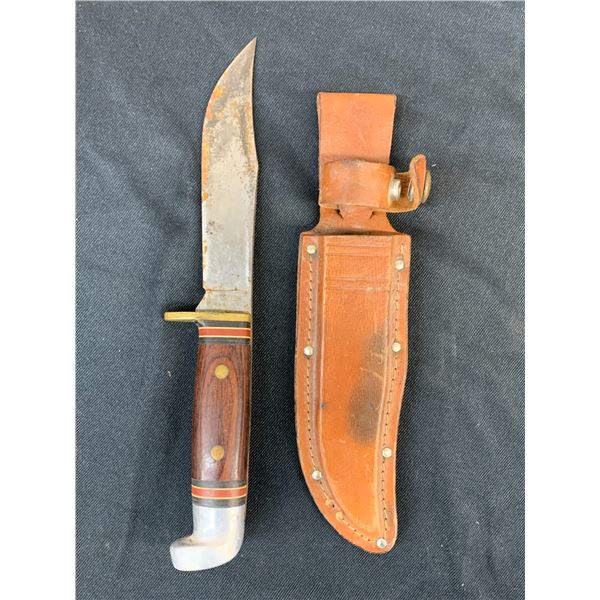 Western Cutlery W36 USA Fixed Blade Knife w Sheath