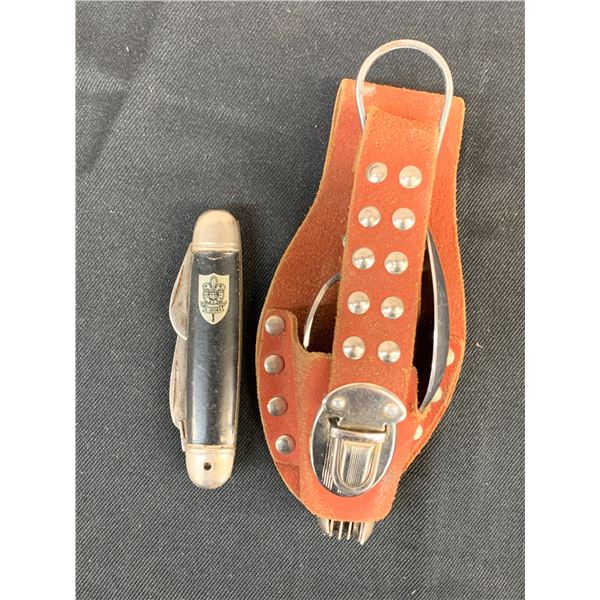 Folding Cutlery Set and Boy Scouts Swiss Army Knife