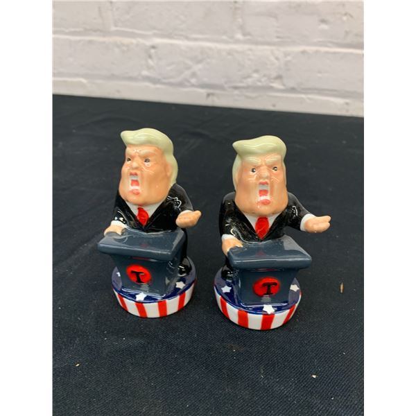 Donald Trump Orange Man Salt and Pepper Shakers