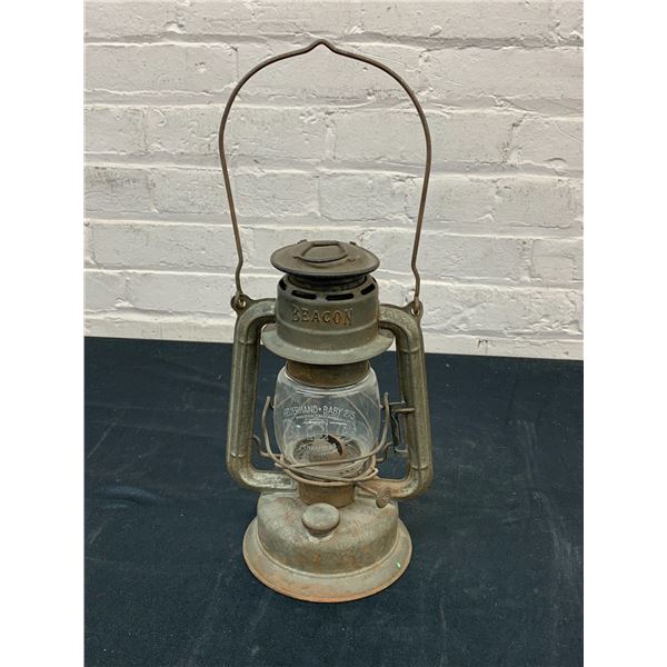 Vintage Beacon Feuerhand Baby 275 Railway Oil Lantern 11"