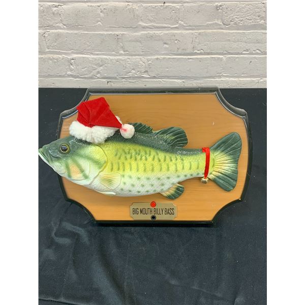 Big Mouth Billy Bass Christmas Edition Singing Fish Decoration