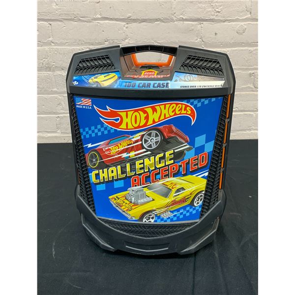 Hot Wheels 100 Car Case FULL of Assorted Die Cast Cars