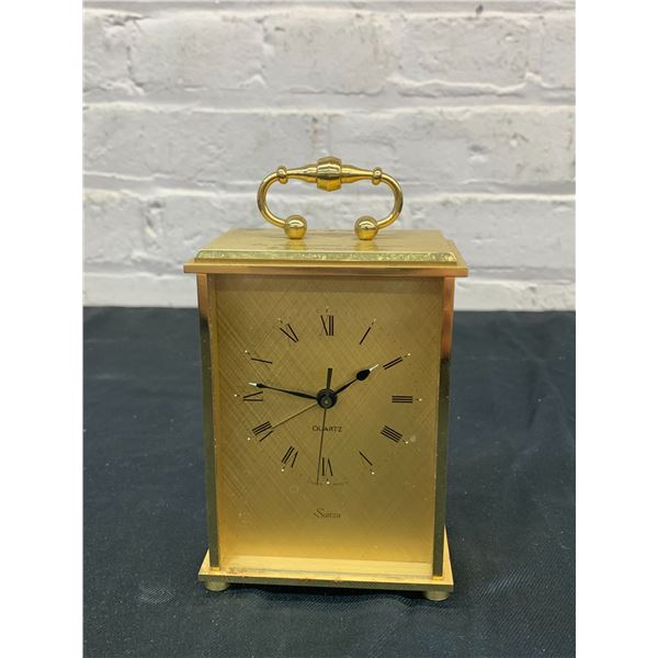Appreciation of Service  B.C. Telephone Co Swiza Quartz Carriage Clock