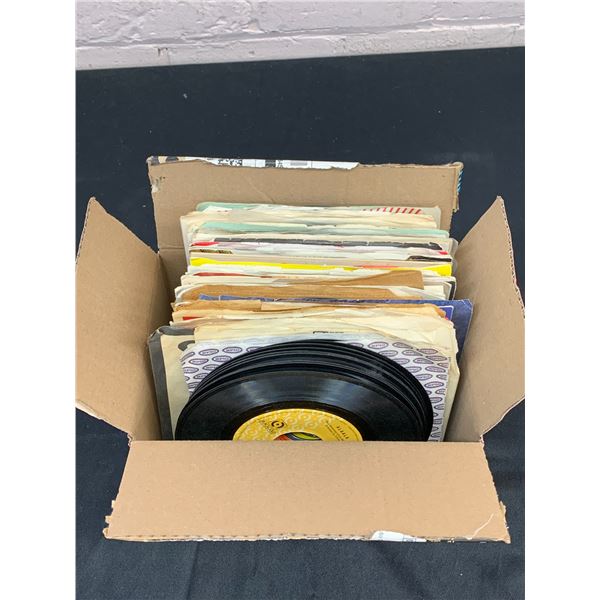 Lot of Approx 60 Singles Records 45s