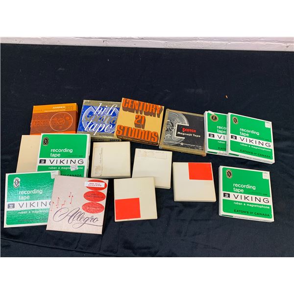 Lot of Vintage Reels
