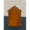 Image 3 : Wooden Bird House Display Wall Piece with 7 Avon Polystone Bird Figurines