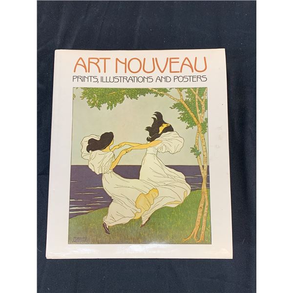 Art Nouveau Prints, Illustrations and Posters by Greenwich House Hard Cover Book 1968