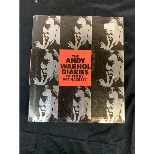 The Andy Warhol Diaries Edited by Pat Hackett Hardcover Book 1989