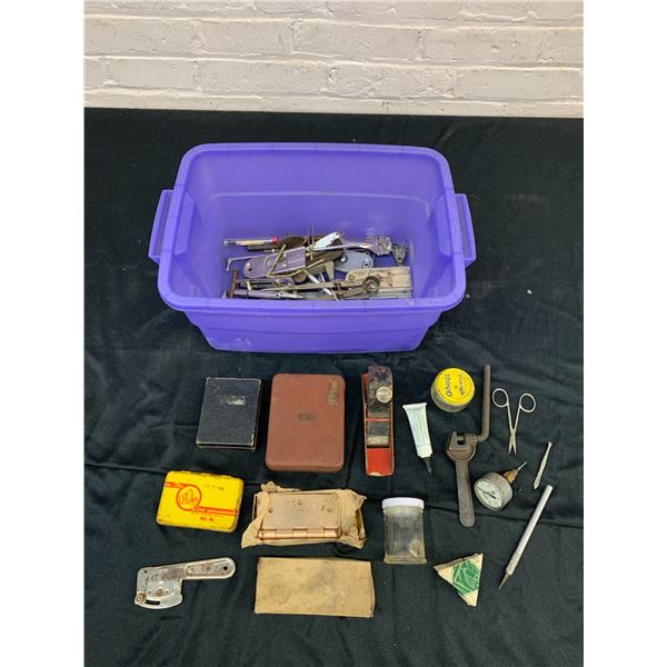 Box of Assorted Household Tools / Bits Pieces