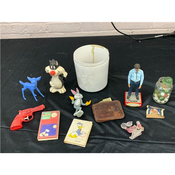 END OF THE RUN Knick Knacks, Toys, Marbles, Etc