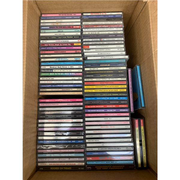 Lot of Approx 80 CDS Compilations, Hits, 60s 70s 80s, etc