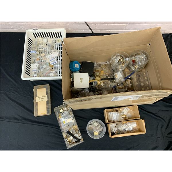 Approx 20lbs of Watch Repair Parts & Pieces