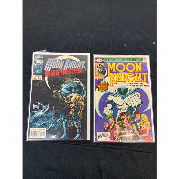 Lo of 2 Comics Moon Knight #1  and #59 Marvel