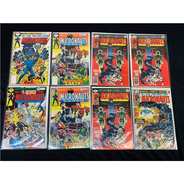 Lot of 8 Micronauts Comic Books