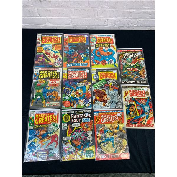 Lot of 11 Marvel's Greatest Comic Books