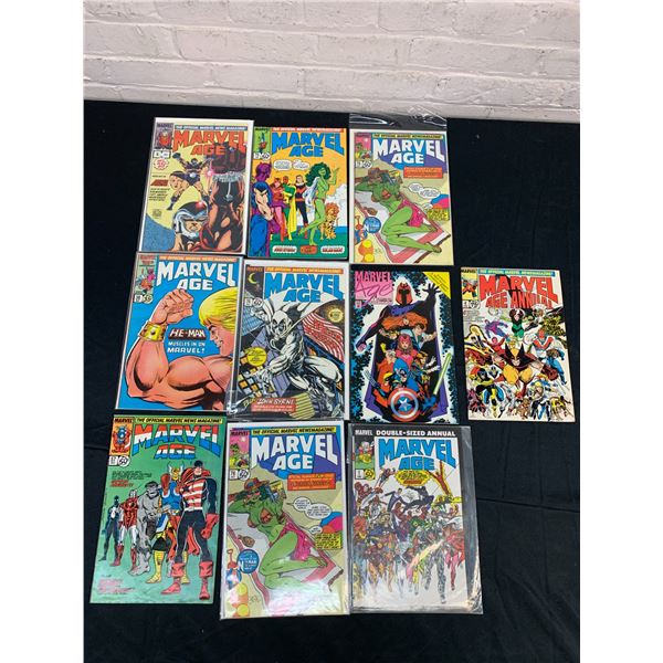 Lot of 12 Marvel Age Comic Books