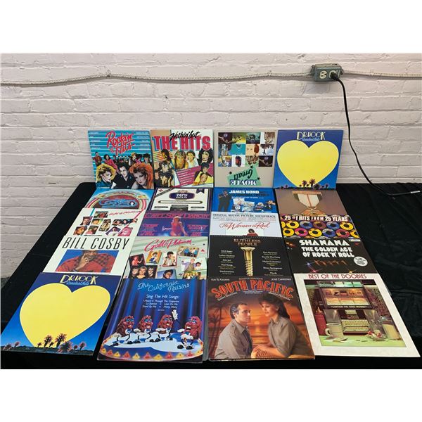 Lot of 16 Assorted Vinyl Records LPs Soundtracks & Compilations