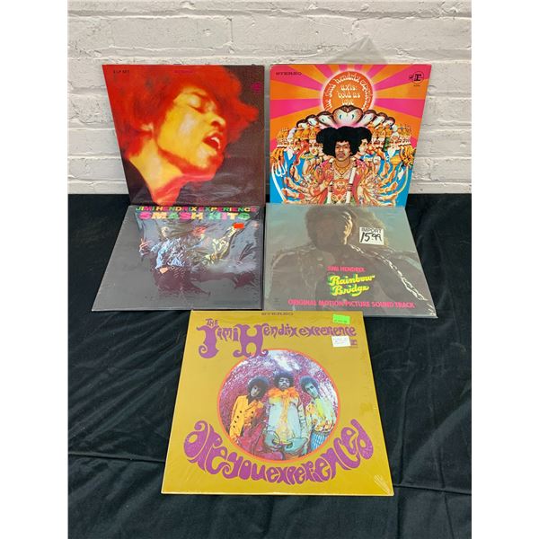 Lot of 5 Jimi Hendrix Vinyl Records LPs