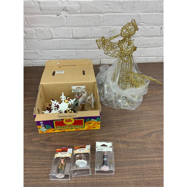 Lot of Christmas Angel Herald, Miniatures, Ornaments