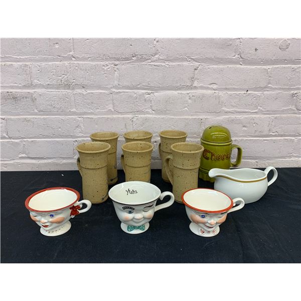 Los Angeles Pottery Cheese Shaker, Baileys Cups, Custom Pottery Mugs, Gravy Boat