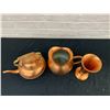 Image 2 : Copper Vase, Tea Pot and Pitcher