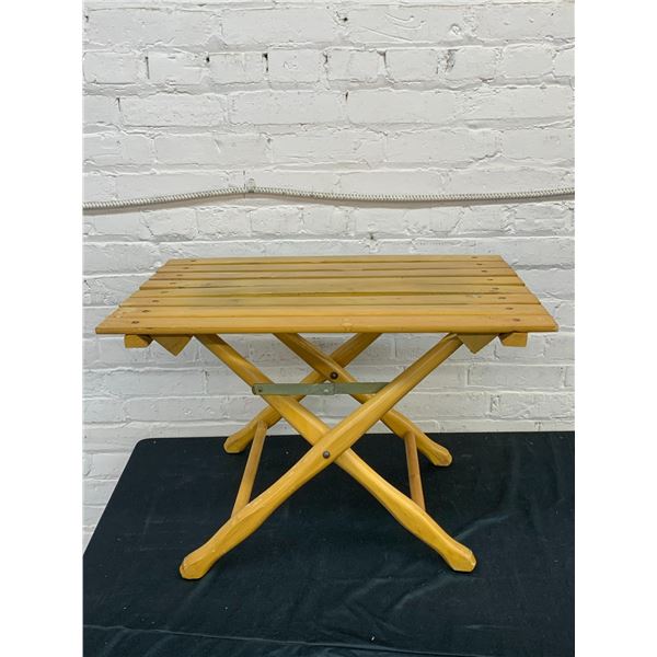 Wooden Folding Table 18" 26" 17"