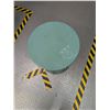 Image 2 : Painted Green Metal Table Rattan Inspired