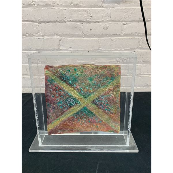 Acrylic Case with Original Artwork 12" x 13"