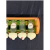 Image 3 : Green Glass Spice Rack with 6 Containers