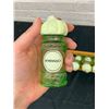 Image 4 : Green Glass Spice Rack with 6 Containers