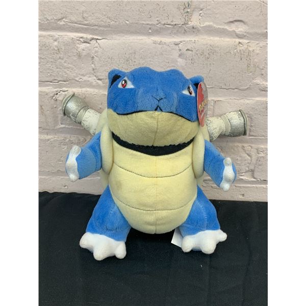 Vintage 1999 Nintendo Play by Play Blastoise Plush Toy w Tags 9"