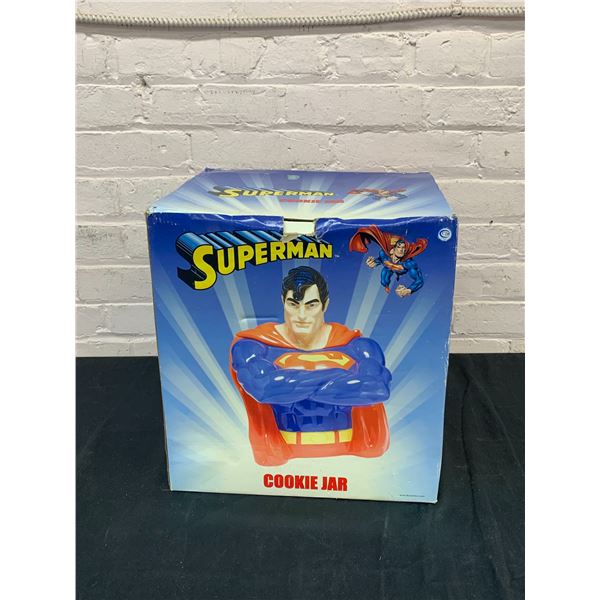 Superman Cookie Jar Limited Edition w Box *chipped nose*