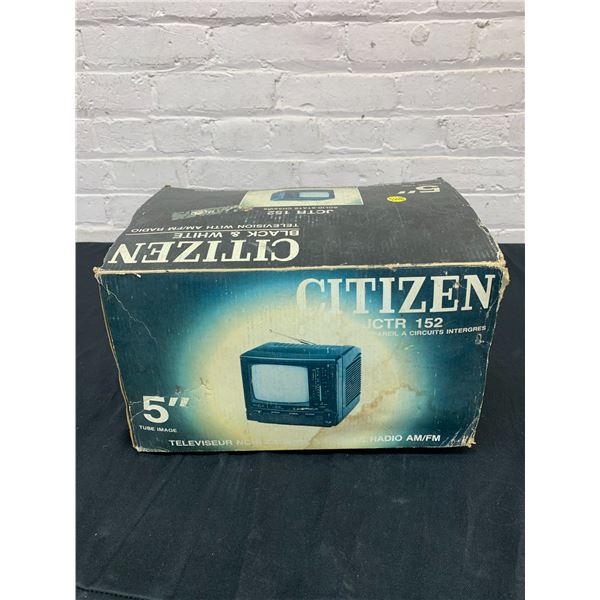 Citizen 5" JCTR 152 TV w Box CRT