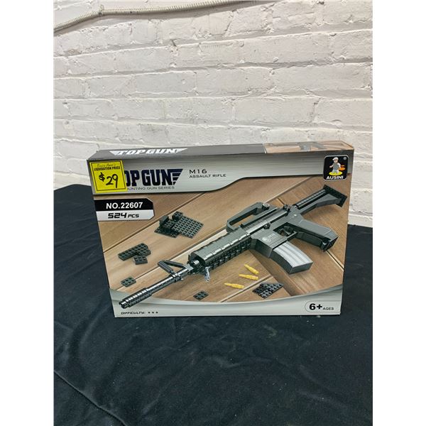 Top Gun M16 Assault Rifle Buildable 524pcs Brick Building Kit