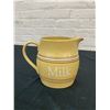 Image 2 : Over and Back Yellow Ware Milk Pitcher
