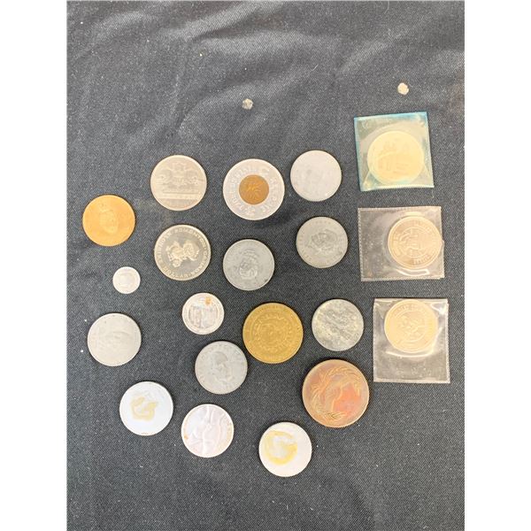Small Assortment of Misc Souvenir Coins and Medallions
