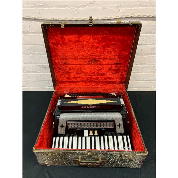 Adanac Accordion Keyboard Instrument in Case Made in Italy