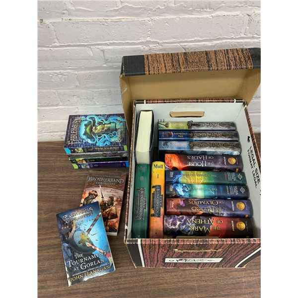 Lot of 17 Fiction Books John Flanagan, Rick Riordan