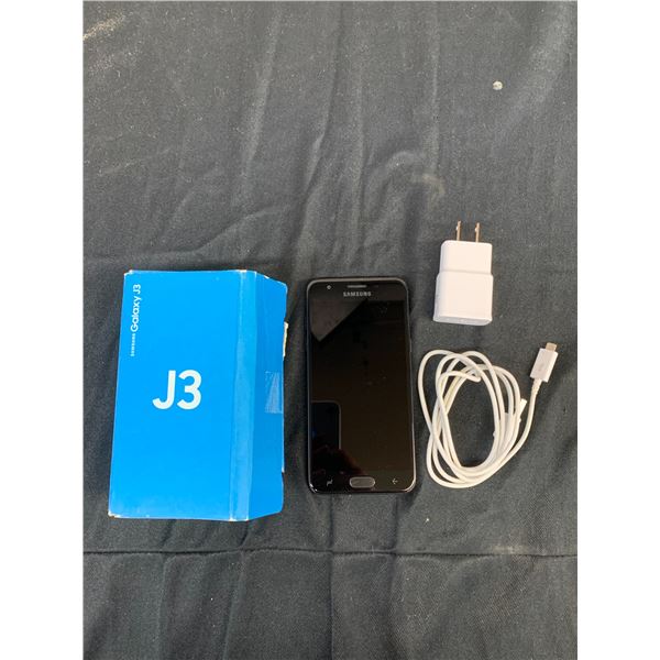 Samsung Galaxy J3 Cellphone with Box & Charger